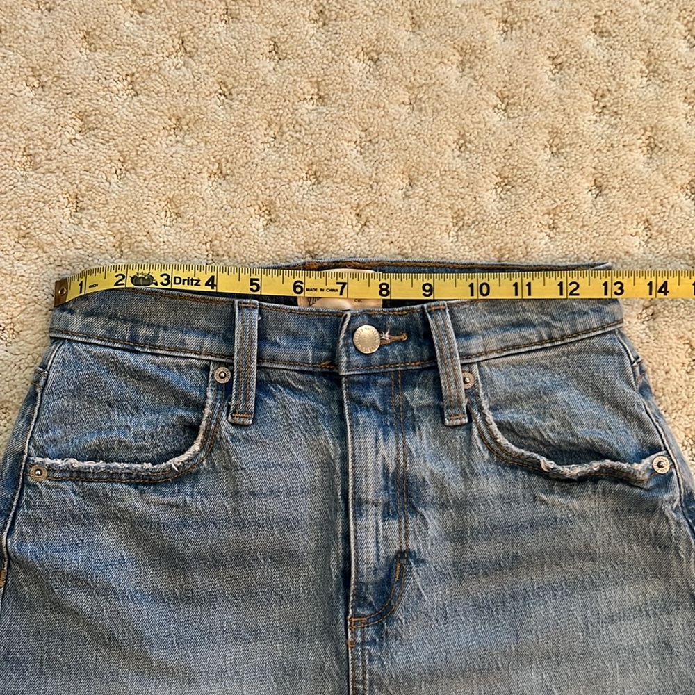 Universal thread midi high-rise denim skirt. - Picture 9 of 9